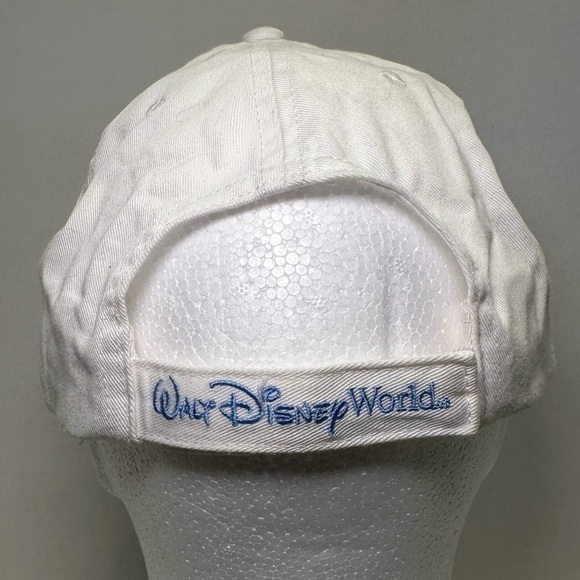 Walt Disney World Tinker Bell Light Up Hat Baseball Cap white adjustable Rare main image 4